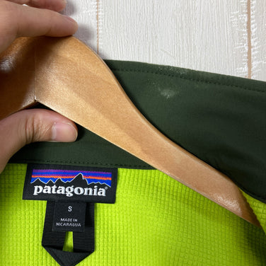【Men's S グリーン系】 2016 Patagonia ( パタゴニア ) アズ ハイブリッド ジャケット Adze Hybrid Jacket SPYG ソフトシェル ポリエステル ウェア トップス アウター ジャケット フリース ポーラテック・ウィンドブロ