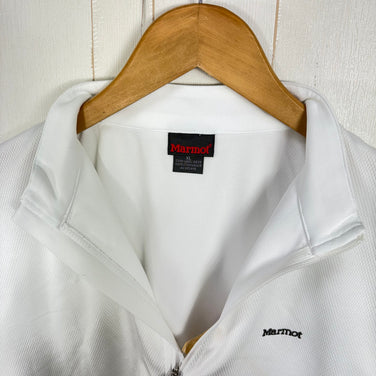 【Men's XL ホワイト系】 Marmot ( マーモット ) ロングスリーブ ハーフジップ シャツ ポリエステル ウェア トップス インナー シャツ ロングスリーブシャツ 化繊 z00061068  化繊 ロングスリーブシャツ インナー シャツ トップス ウェア
