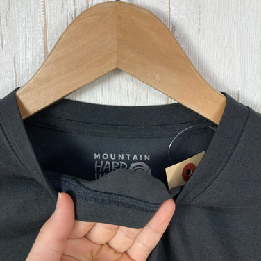 【男士 S 灰色系】 Mountain Hardwear ( 哥伦比亚 ) Dipsea T RW 涤纶 服饰 上衣 内搭 衬衫 短袖T恤 圆领 化纤 z00055648