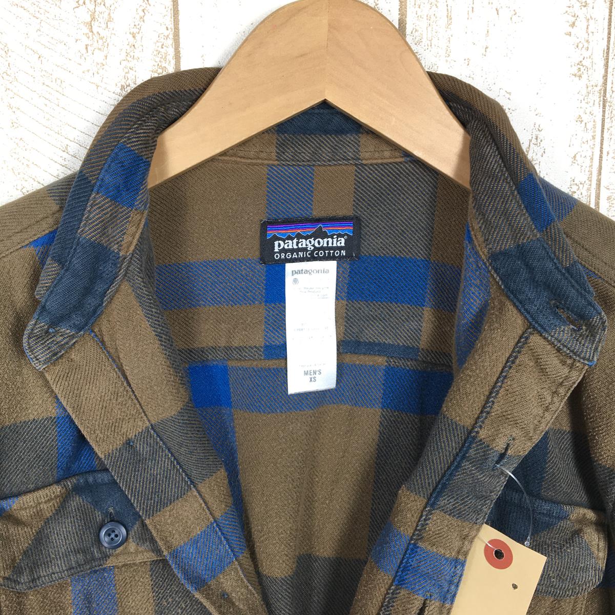 【Men's XS ブラウン系】 Patagonia ( パタゴニア ) フィヨルド フランネル シャツ Fjord Flannel Shirt ネルシャツ 53947 International Men's CTI コットン ロングスリーブシャツ インナー シャツ