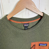 【Men's L グリーン系】 2022 Patagonia ( パタゴニア ) R1エア クルー BSNG ポリエステル ウェア トップス アウター ジャケット フリース z00059050 BSNG フリース アウター ジャケット トップス ウェア
