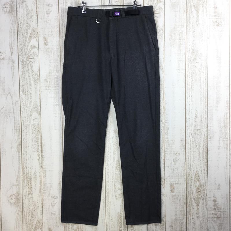 [Men's 32 Gray] The North Face Stretch Serge Webbing Belt Pants NT5455N Asian Men's Synthetic Long Pants