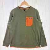 【Men's L グリーン系】 2022 Patagonia ( パタゴニア ) R1エア クルー BSNG ポリエステル ウェア トップス アウター ジャケット フリース z00059050 BSNG フリース アウター ジャケット トップス ウェア