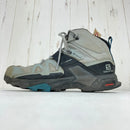 【Women's 23.5cm グレー系】 Salomon ( サロモン ) エックス ウルトラ 4 ミッド ワイド ゴアテックス X ULTRA 4 MID WIDE GORE-TEX QUARRY / BLACK / LEGION BLUE フットウェア トレッキングブーツ-8