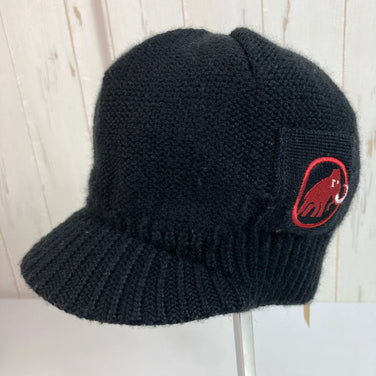 Mammut Visor Beanie, One Size, Black, Wool, Clothing, Accessories, Headwear, Beanie, z00054168