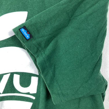 【Men's M Green】 Kavu Apple Tee Cotton Wear Tops Inner Shirt Short Sleeve T-shirt Crew Neck Cotton z00058407 Cotton Short Sleeve T-shirt Crew Neck
