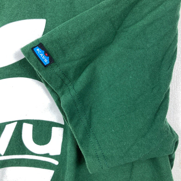 【Men's M グリーン系】 Kavu ( カブー ) アップル ティー Apple Tee コットン ウェア トップス インナー シャツ ショートスリーブTシャツ クルーネック コットン z00058407  コットン ショートスリーブTシャツ クルーネック イ