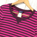 【Women's S ピンク系】Patagonia ( パタゴニア ) ロングスリーブ センダー ストライプ トップ Long-Sleeved Sender Stripe Top オーガニックコットン Tシャツ ロンt 54610 International Women's コットン ロングスリーブTシャツ クルーネック インナー シャツ トップス ウェア - 【公式】2ndGEAR（セカンドギア）Webショップ【登山用品・アウトドア用品専門 買取販売店】