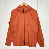 【Men's M オレンジ系】 Mountain Hardwear ( マウンテンハードウェア ) コア エアシェル フーディ Kor AirShell Hoody OM3845 859 z00056043 859 ウィンドシェル アウター ジャケット トップス ウ