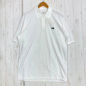 【Men's XL ホワイト系】 The North Face ( ザ・ノースフェイス ) ショート スリーブ エニー パート ポロ S/S Any Part Polo ポリエステル ウェア トップス インナー シャツ ショートスリーブシャツ コットン z000592