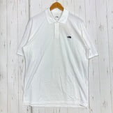 【Men's XL ホワイト系】 The North Face ( ザ・ノースフェイス ) ショート スリーブ エニー パート ポロ S/S Any Part Polo ポリエステル ウェア トップス インナー シャツ ショートスリーブシャツ コットン z000592
