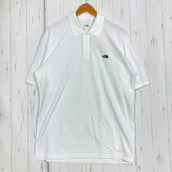 【Men's XL ホワイト系】 The North Face ( ザ・ノースフェイス ) ショート スリーブ エニー パート ポロ S/S Any Part Polo ポリエステル ウェア トップス インナー シャツ ショートスリーブシャツ コットン z000592