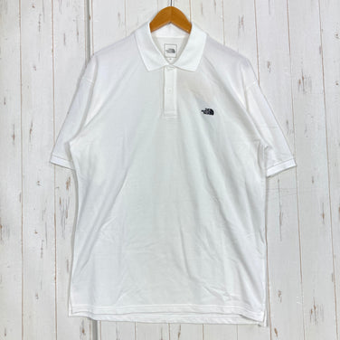 【Men's XL ホワイト系】 The North Face ( ザ・ノースフェイス ) ショート スリーブ エニー パート ポロ S/S Any Part Polo ポリエステル ウェア トップス インナー シャツ ショートスリーブシャツ コットン z000592
