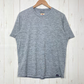 【Men's M グレー系】 2019 Patagonia ( パタゴニア ) キャプリーン クール デイリー シャツ Capilene Cool Daily Shirt FEA ポリエステル ウェア トップス インナー シャツ ショートスリーブTシャツ クルーネ