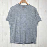 【Men's M グレー系】 2019 Patagonia ( パタゴニア ) キャプリーン クール デイリー シャツ Capilene Cool Daily Shirt FEA ポリエステル ウェア トップス インナー シャツ ショートスリーブTシャツ クルーネ