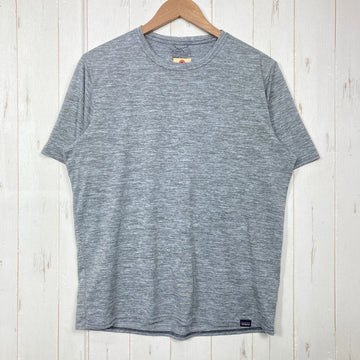【Men's M グレー系】 2019 Patagonia ( パタゴニア ) キャプリーン クール デイリー シャツ Capilene Cool Daily Shirt FEA ポリエステル ウェア トップス インナー シャツ ショートスリーブTシャツ クルーネ