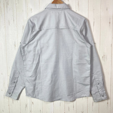 Mountain Hardwear Canyon Solid Long Sleeve Shirt, Men's Medium, Gray. Polyester. Perfect as a top or inner layer.