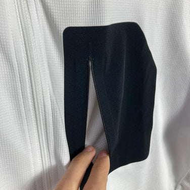 【Men's M ホワイト系】 The North Face ( ザ・ノースフェイス ) ショート スリーブ スーパーハイク ジップ Short Sleeve Superhike Zip ポリエステル ウェア トップス インナー シャツ ショートスリーブシャツ 化繊