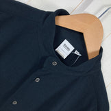 【Men's XL ブラック系】 Bring ( ブリング ) ドライコットニー スタンドカラー シャツ Drycottony Stand Collar Shirt ポリエステル ウェア トップス インナー シャツ ロングスリーブTシャツ クルーネック 化繊 z000