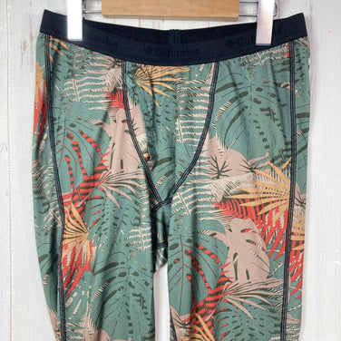 [Men's M Green] Columbia Script Slouch Tights Polyester Apparel Bottoms Tights z00057553 Tights Bottoms Apparel