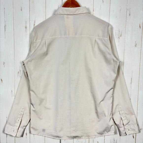 【Men's M アイボリー系】 Millet ( ミレー ) アルピ シャツ ロングスリーブ ARPI SHIRT LS ポリエステル ウェア トップス インナー シャツ ロングスリーブシャツ 化繊 z00055351  化繊 ロングスリーブシャツ インナー シャツ