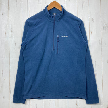 【Men's M ネイビー系】 Montbell ( モンベル ) シャミース プルオーバー ポリエステル ウェア トップス アウター ジャケット フリース z00060114  フリース アウター ジャケット トップス ウェア