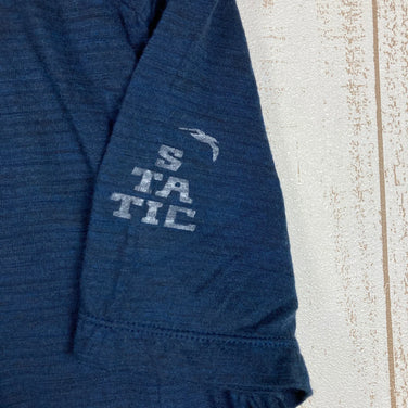 【Men's M ネイビー系】 Static ( スタティック ) オール エレベーション S/S シャツ All Elevation S/S Shirts 半袖 Tシャツ ウール ベースレイヤー Asian Men's ウール ショートスリーブTシャツ クルーネ - 【公式】2ndGEAR（セカンドギア）Webショップ【登山用品・アウトドア用品専門 買取販売店】