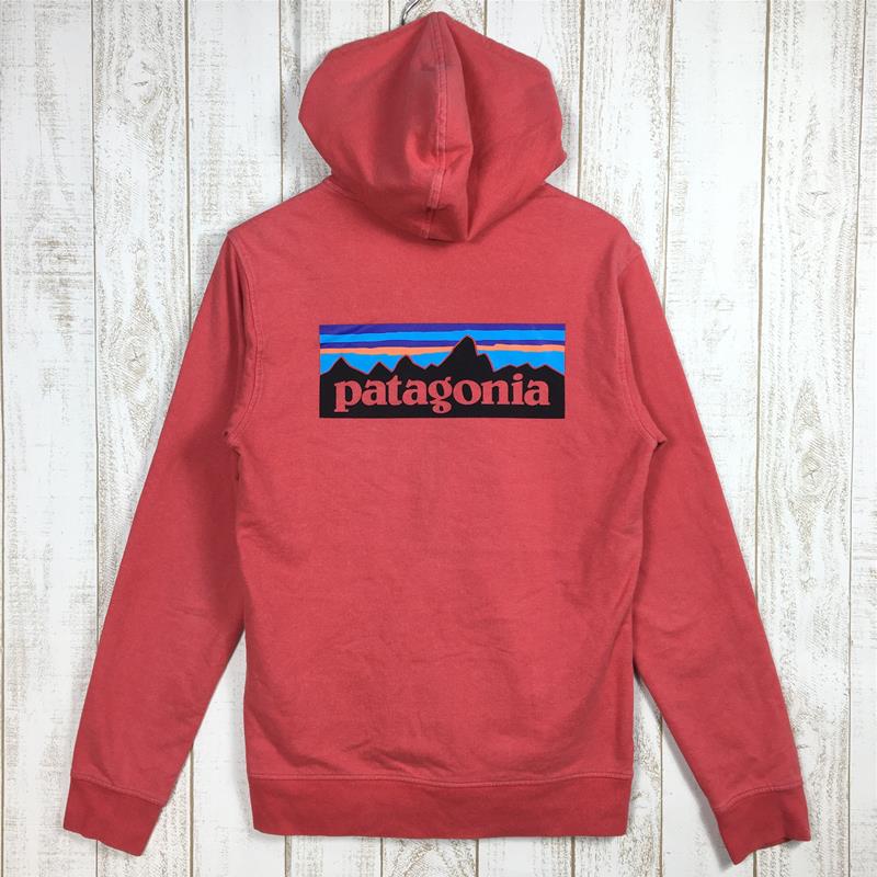 【Men's S レッド系】 Patagonia ( パタゴニア ) P-6 ロゴ ミッドウェイト フルジップ フーデッド スウェットシャツ P-6 Logo Midweight Full-Zip Hooded Sweatshirt パーカー フーディ 生産終了モ