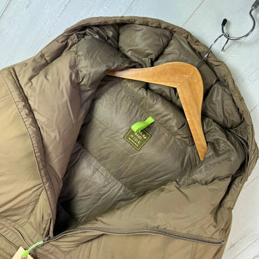 男士M码米色Calm and Ride Nice and Cozy Down Anorak 2.0羽绒服，外套，羽绒保暖