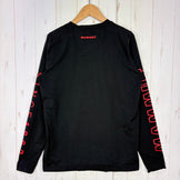 【Men's XS ブラック系】 Mammut ( マムート ) QD ロゴ プリント ロングスリーブ Tシャツ アジアンフィット QD Logo Print Longsleeve T-shirts AF 速乾 UPF50+ 抗菌防臭 ポリエステル ウェア トップス