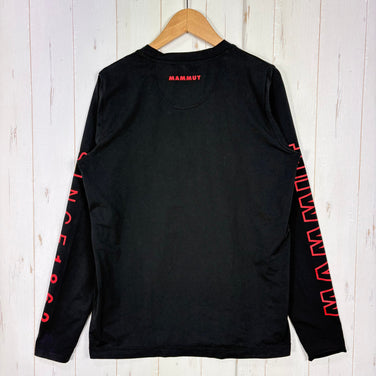 【Men's XS ブラック系】 Mammut ( マムート ) QD ロゴ プリント ロングスリーブ Tシャツ アジアンフィット QD Logo Print Longsleeve T-shirts AF 速乾 UPF50+ 抗菌防臭 ポリエステル ウェア トップス