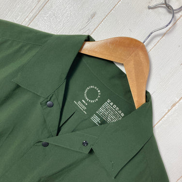 【Men's M グリーン系】 Yamatomichi ( 山と道 ) ユーエル ショートスリーブ シャツ UL Short Sleeve Shirt ポリエステル ウェア トップス インナー シャツ ショートスリーブシャツ 化繊 z00060121  化繊 ショー