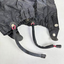 【Unisex S ブラック系】 Isuka ( イスカ ) ゴアテックス ライトスパッツ フロントジッパー S GORE-TEX Light Gaiters Front Zipper S GORE-TEX 防水透湿 フロントジッパー ナイロン ウェア ウェア小物 ゲ-11
