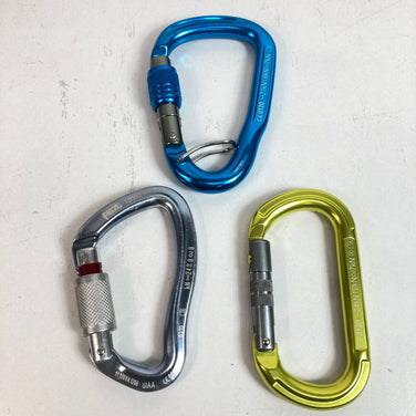 Petzl Carabiner and Sling Set (One Size, Blue) - Bulk, Second Gear, OriPa, Rock Climbing Gear (z00053771)