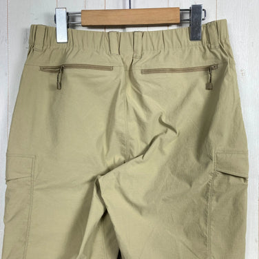 Montbell Convertible Cargo Pants, Men's S-Long Beige, Light Tan Nylon, z00054063