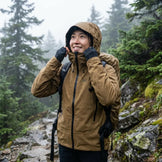 Millet Typhon 50000 Warm Stretch Jacket, Men's, Medium, Beige. This nylon outerwear jacket is a hardshell. Product code: z0005640.