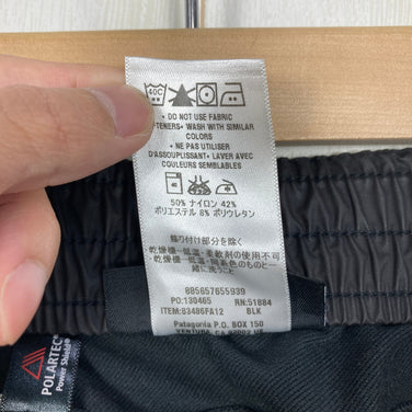 【Men's S ブラック系】 2012 Patagonia ( パタゴニア ) ガイド パンツ Guide Pants ポーラテック・パワーシールド ソフトシェル ナイロン ウェア ボトムス ロングパンツ ソフトシェル ポーラテック・パワーシールド z000612