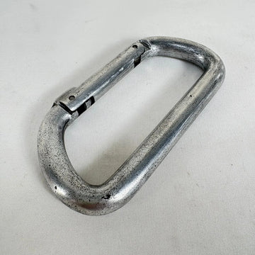 【OneSize シルバー系】 SMC ( Seattle Manufacturing Corporation ) ヴィンテージ D型 カラビナ Vintage D Carabiner ストレートゲート ロッククライミングギア z00061776  ロッククライミン - 0