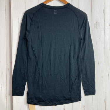 【Men's M ブラック系】 Montbell ( モンベル ) スーパーメリノウール L.W ラウンドネックシャツ Super Merino Wool L.W Round Neck Shirt メリノウール ウェア トップス インナー シャツ ロングスリーブTシ