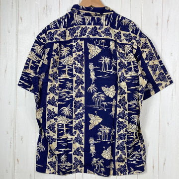 【Unisex M ネイビー系】 Paradice Bay（パラダイスベイ） アロハシャツ レーヨン ウェア トップス インナー シャツ ショートスリーブシャツ  z00055543   ショートスリーブシャツ インナー シャツ トップス ウェア - 0