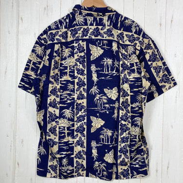 【Unisex M ネイビー系】 Paradice Bay（パラダイスベイ） アロハシャツ レーヨン ウェア トップス インナー シャツ ショートスリーブシャツ  z00055543   ショートスリーブシャツ インナー シャツ トップス ウェア