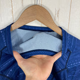 【Women's M ネイビー系】 Marmot ( マーモット ) ブレッシュニット エスニック ロングスリーブ クルー Bresh Knit Ethnic L/S Crew Climb Skin Air Cool 冷感 ストレッチ ポリエステル ウェア トップス イ