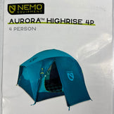 Nemo Equipment Aurora Highrise 4P Camping Tent (NM-ARH-4P) - One Size, Blue (z00056852)