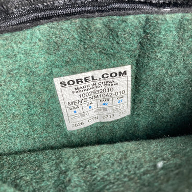 Sorel Glacier Snow Boots (Men's, Size 27.0cm, Black) z00054076