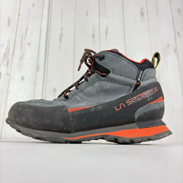 【Unisex 24.9cm グレー系】 La Sportiva ( ラ・スポルティバ ) ポルダー X ミッド ゴアテックス Boulder X Mid GTX カーボン / フレイム フットウェア トレッキングブーツ z00055519 カーボン / フレイム トレッキン