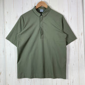 【Men's XS グリーン系】 Houdini ( フーディニ ) コスモ シャツ Cosmo Shirt ポリエステル ウェア トップス インナー シャツ ショートスリーブシャツ 化繊 z00059836 化繊 ショートスリーブシャツ インナー シャツ トップス
