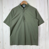 【Men's XS グリーン系】 Houdini ( フーディニ ) コスモ シャツ Cosmo Shirt ポリエステル ウェア トップス インナー シャツ ショートスリーブシャツ 化繊 z00059836  化繊 ショートスリーブシャツ インナー シャツ トップス