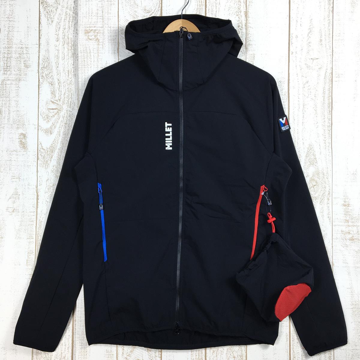 【Men's S ブラック系】 Millet ( ミレー ) トリロジー アイコン フーディ Trilogy Icon Hoodie ソフトシェル ジャケット MIV10184 International Men's  ソフトシェル アウター ジャケット トップス