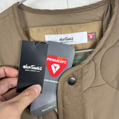 【Women's M ベージュ系】 Wildthings ( ワイルドシングス ) キルティング ノーカラー ジャケット Quilting No Collar Jacket WTL24105SN TAUPE z00056185 TAUPE 化繊インサレーション アウター