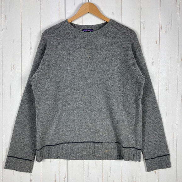 【Men's M グレー系】 2006 Patagonia ( パタゴニア ) ウーリガン クルー Wooligan Crew MDG 生産終了モデル 入手困難 ウール ニットセーター ウール ウェア トップス アウター ジャケット フリース z00054505